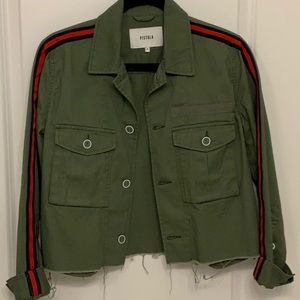 Pistola Cropped Military Jacket